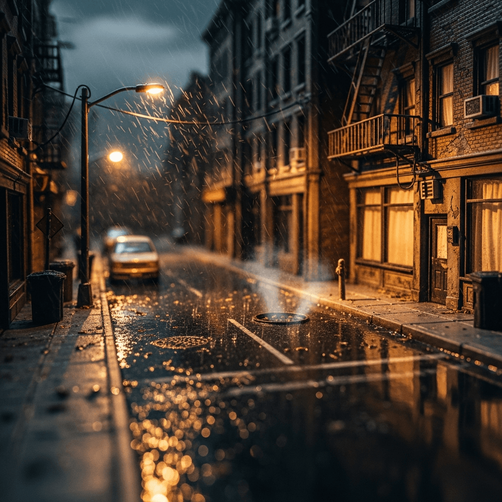 TINY CITY, BIG STORM